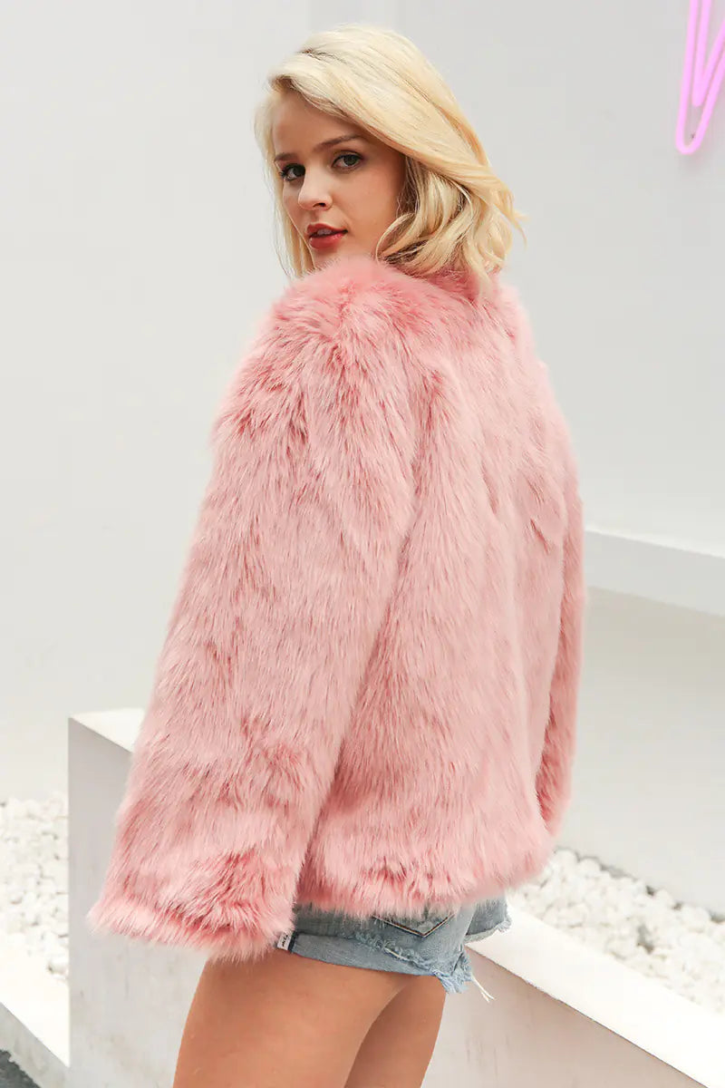 Faux Fur Short Jacket for Women