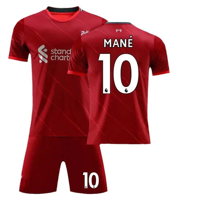 Soccer Jersey Set: Salah 11, Mane 10, Darwin 27