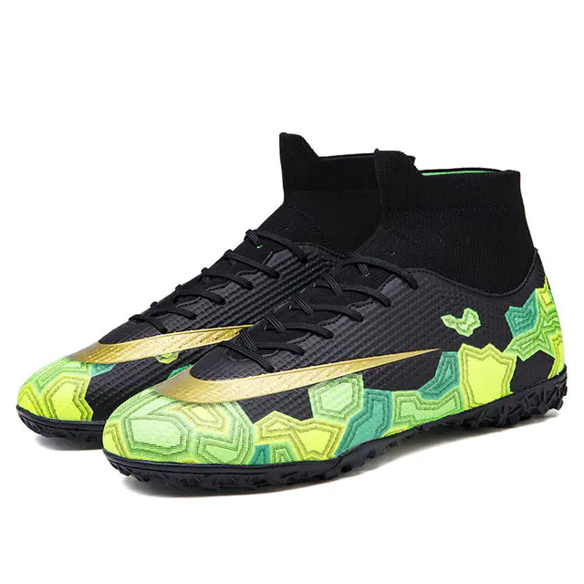 Men's Outdoor Sports Soccer Shoes in Microfiber Material