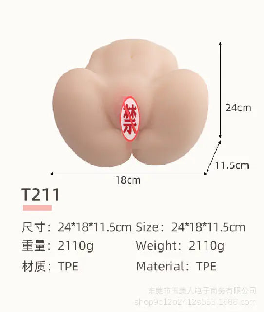 Wholesale Male Masturbator with Double Hole Design