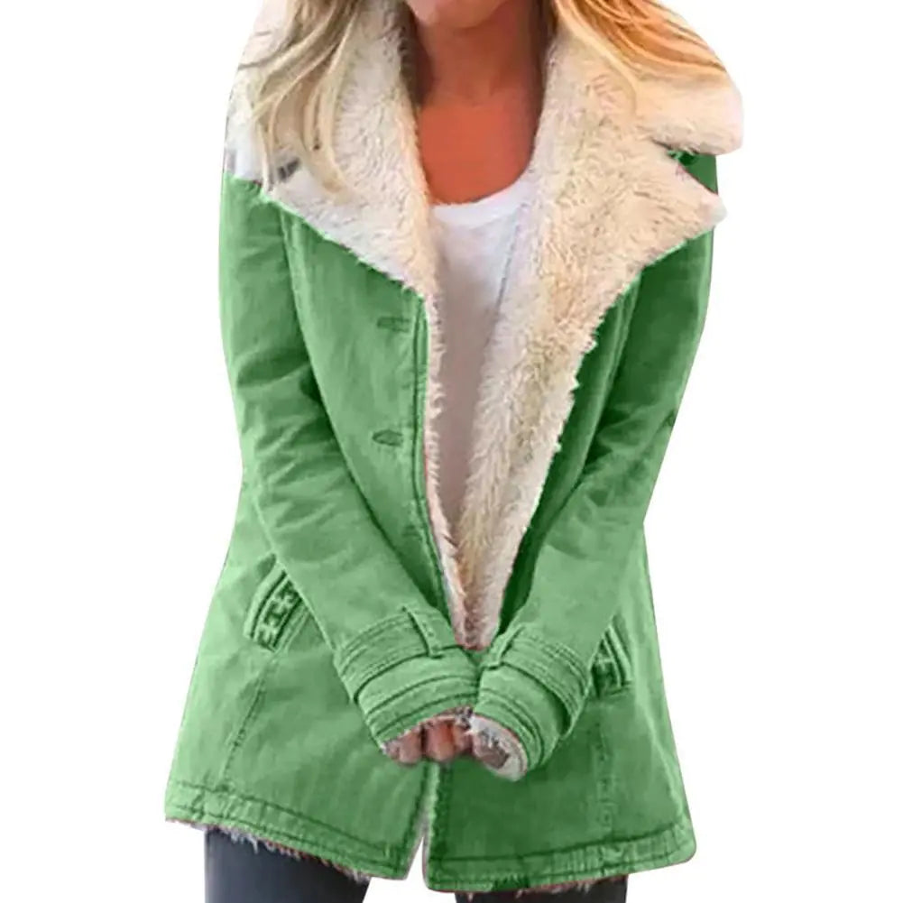 Thick Warm Hooded Parka Jacket for Women