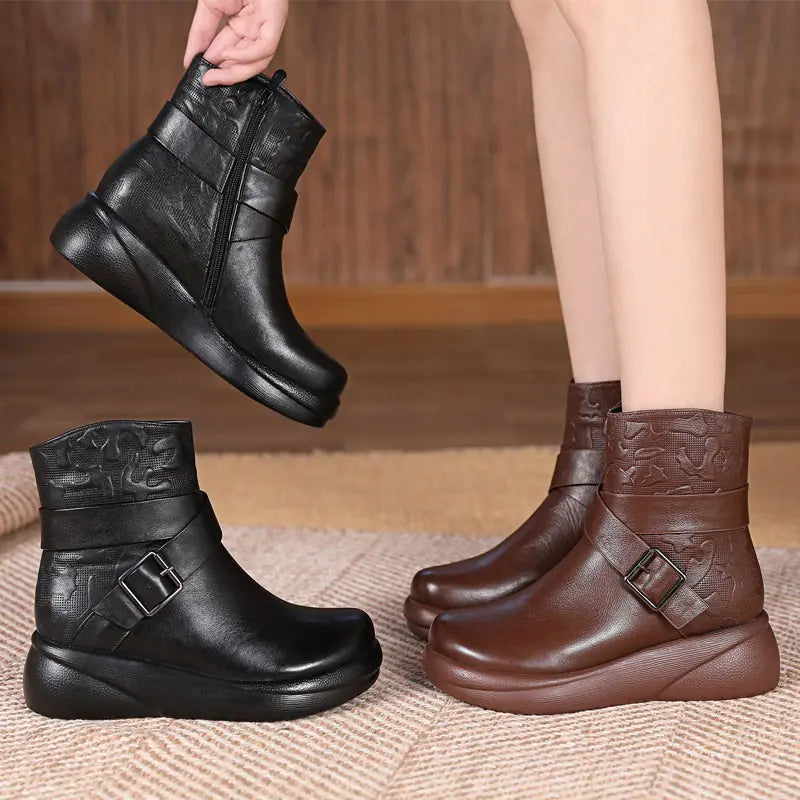 Trendy Women's Chunky Ankle Boots for Fall/Winter