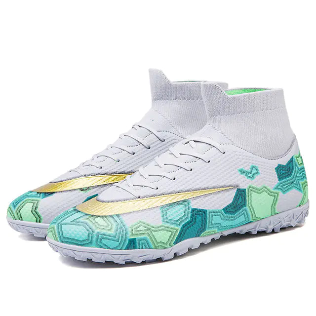 Men's Outdoor Sports Soccer Shoes in Microfiber Material