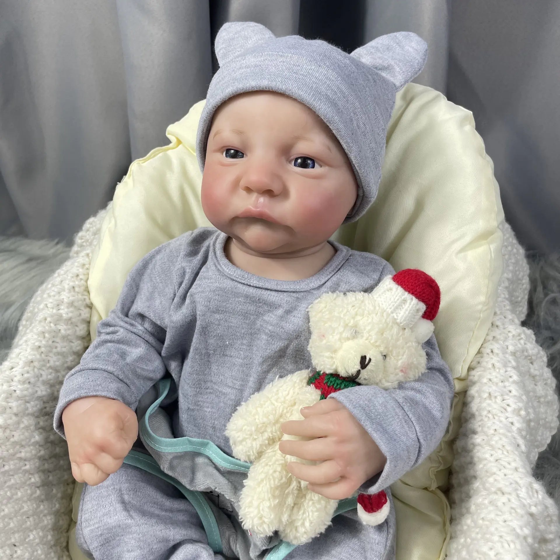 "18-Inch Reborn Doll for Boys and Girls, Waterproof"