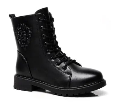 Women's Martin Boots - British Style Short Boots