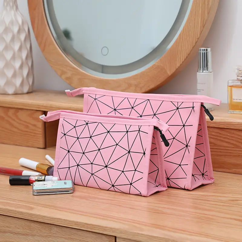 Large Capacity Waterproof Makeup Pouch for Women & Girls