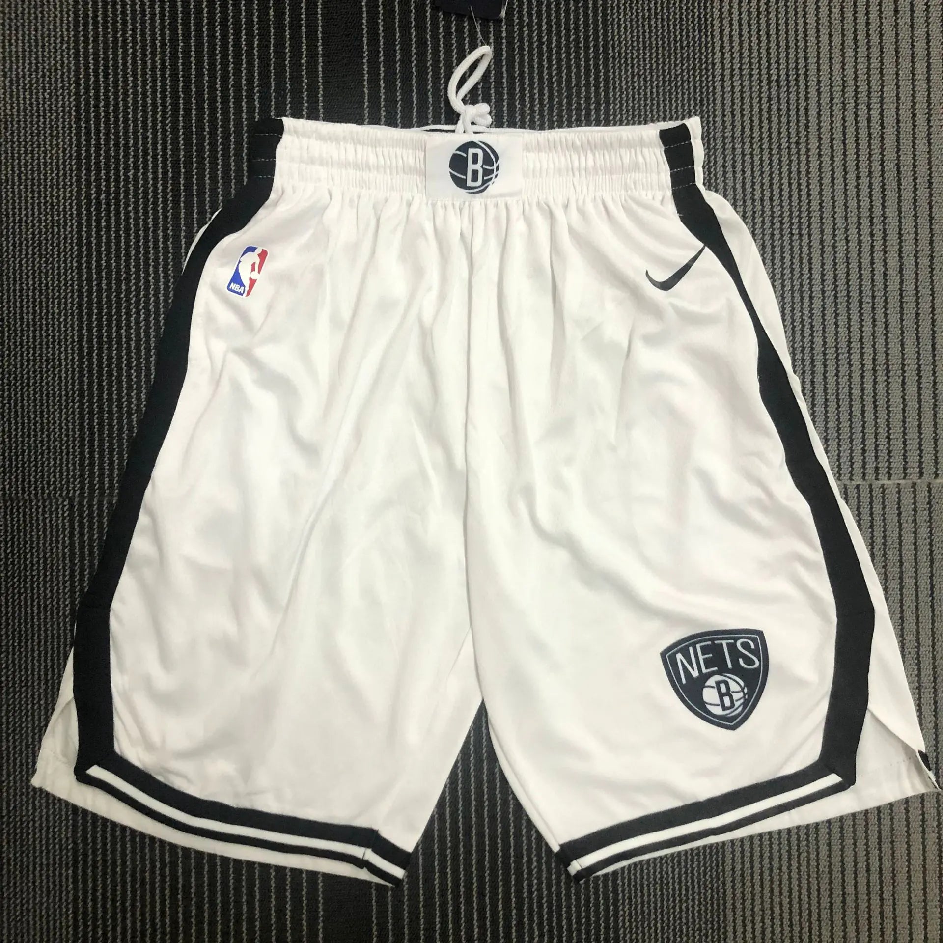 Brooklyn Nets V-Neck Black/White NBA Jerseys (Sleeveless)