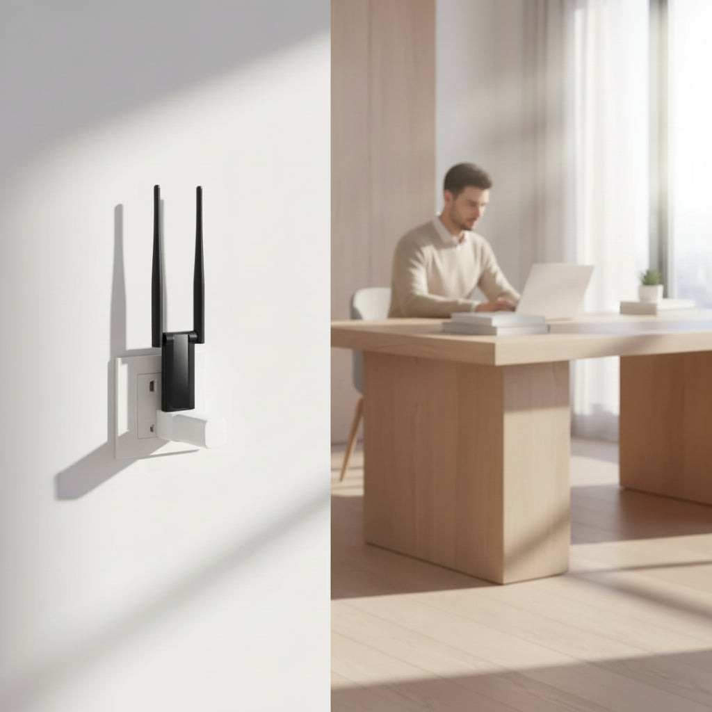 USB-Powered WiFi Signal Booster for Home Use
