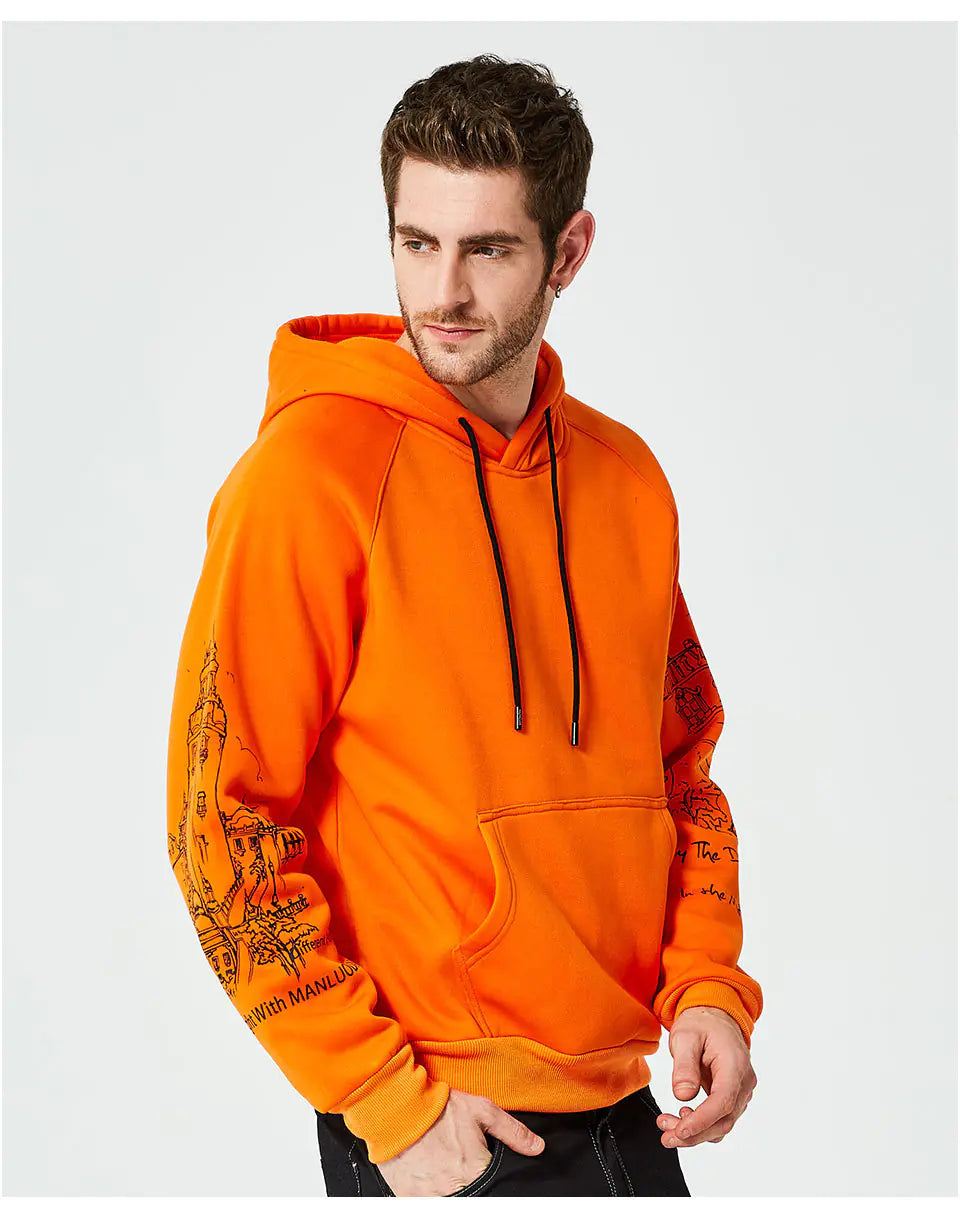 Men's Casual Hoodie - Trendy Youth Fashion Wear