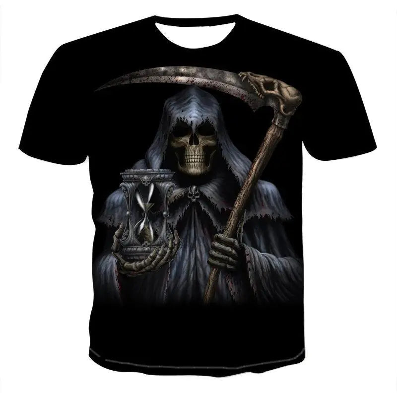 Digital Print 3D Short Sleeve T-Shirt