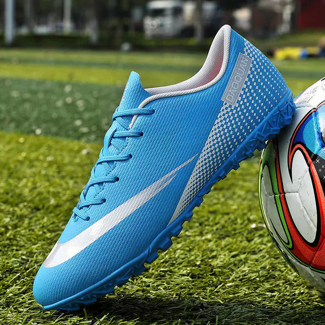 Men's Microfiber Soccer Shoes for Outdoor Sports
