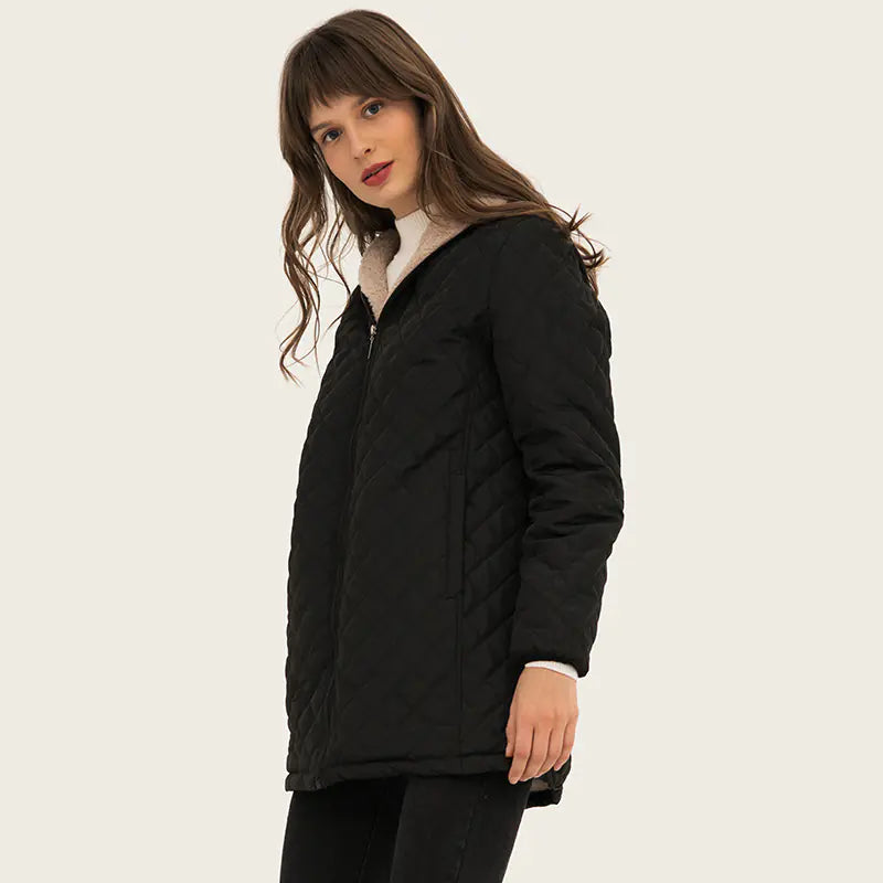 Lightweight Hooded Long Sleeve Cotton Jacket