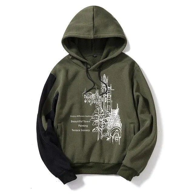 Men's Casual Hoodie - Trendy Youth Fashion Wear