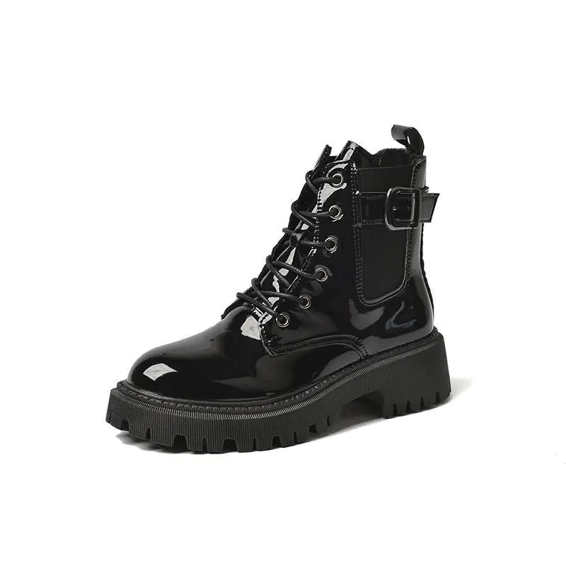 British Style Comfortable Thick-Soled Fashion Boots