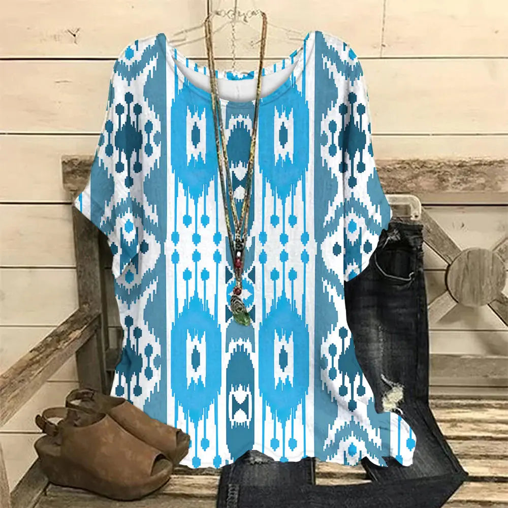 Floral Women's T-Shirt (Casual)