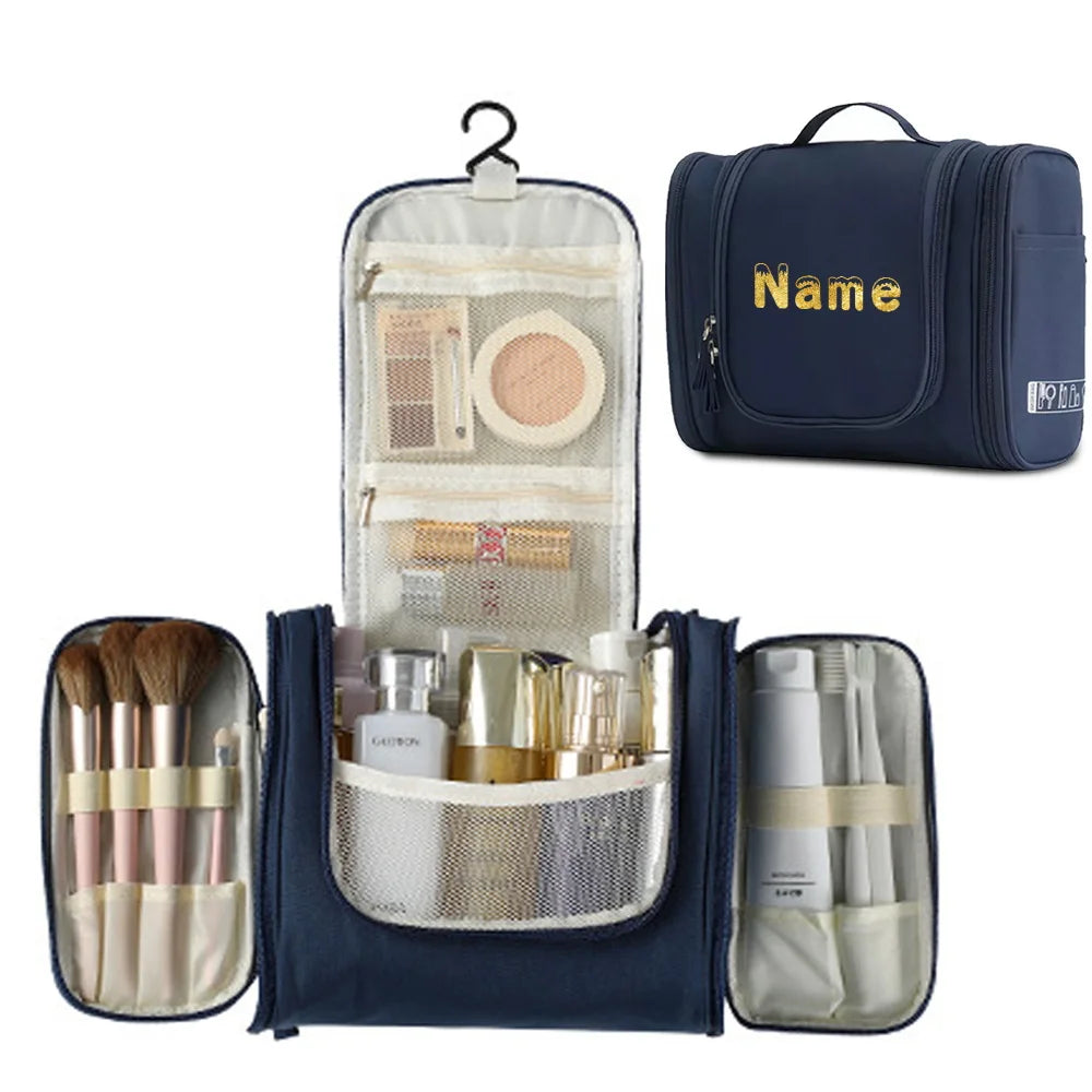 Custom Waterproof Makeup Bag - Large Capacity Storage