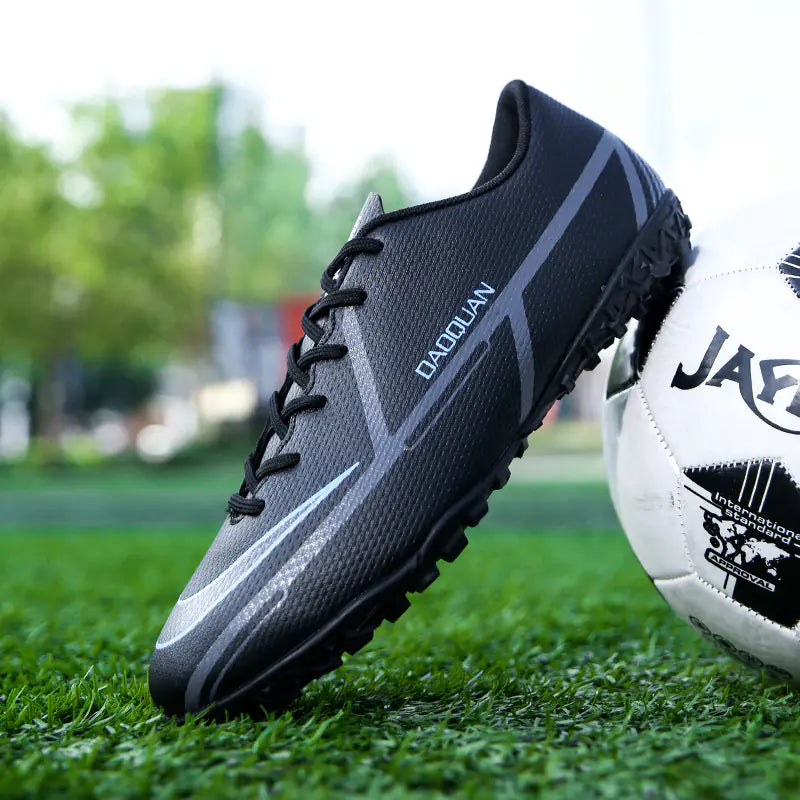 Men's Microfiber Soccer Shoes for Outdoor Sports