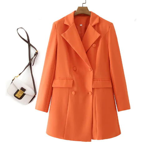 Chic Solid Color Trench Coat for Women