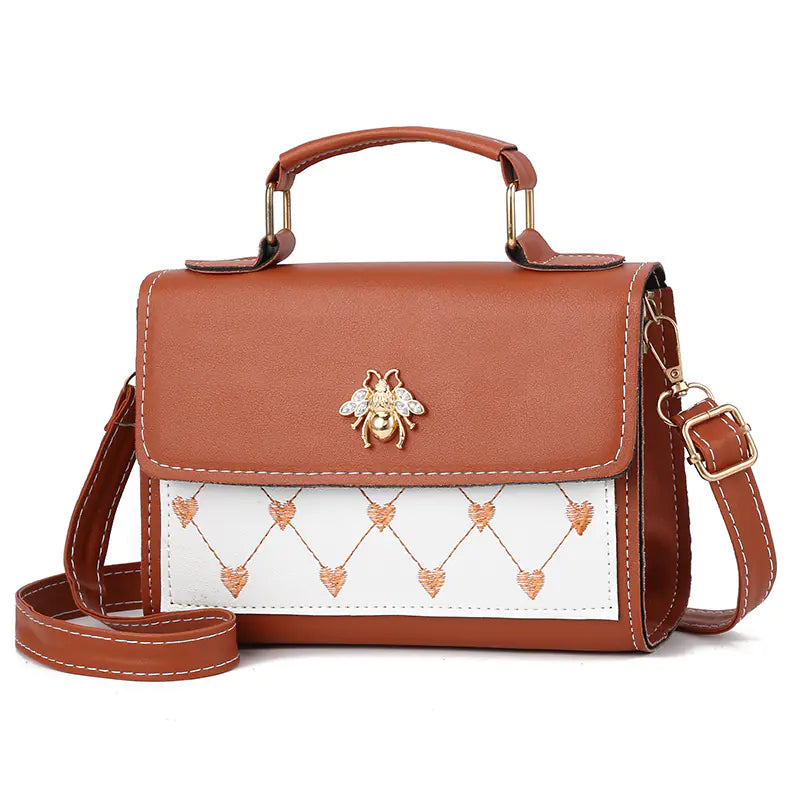 Women's Bee Messenger Shoulder Bag - Trendy Design