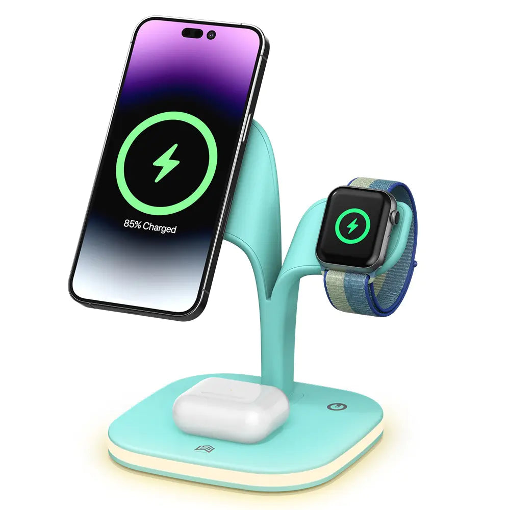 Magnetic 3-in-1 Wireless Charger