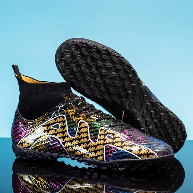 Men's Outdoor Soccer Shoes in Microfiber Material