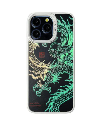 Luminous Phone Case Dragon Patterns