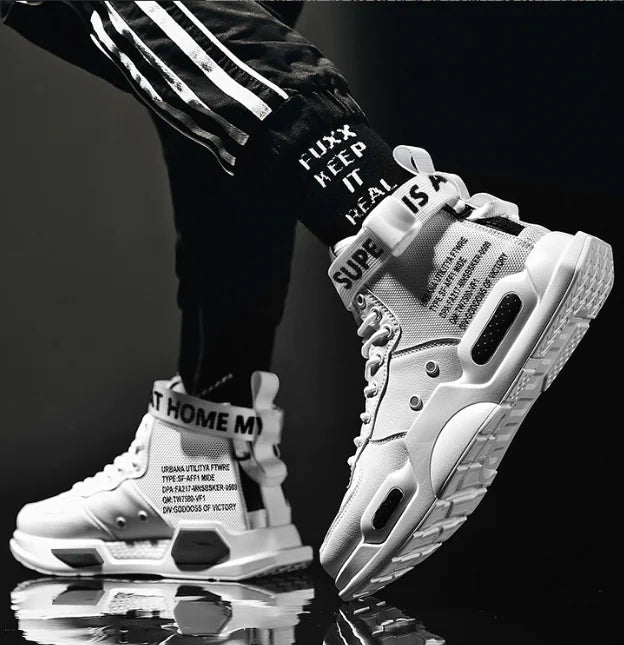 High-Top Canvas Sneakers for Men and Couples (Winter)