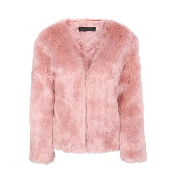 Faux Fur Short Jacket for Women