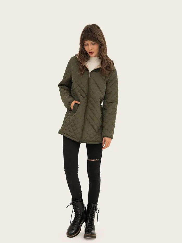 Lightweight Hooded Long Sleeve Cotton Jacket