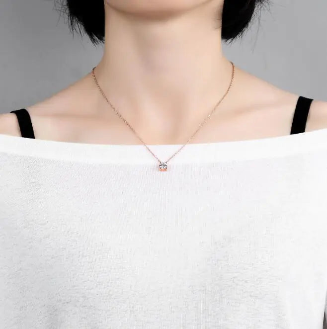 Gold Plated Titanium Steel Choker Necklace