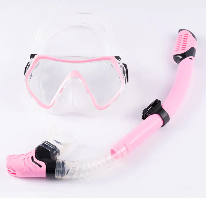 Adult Full Face Snorkel Mask and Breathing Tube Set