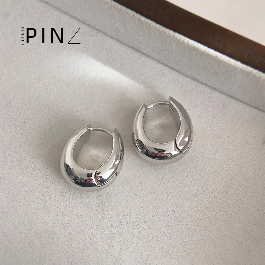 "Upgraded 18K Gold-Plated French Style Earrings"