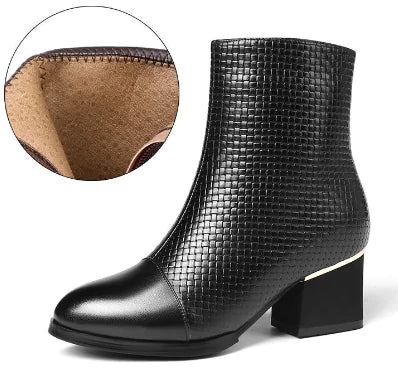 Women's High Heel Martin Boots for Autumn Winter