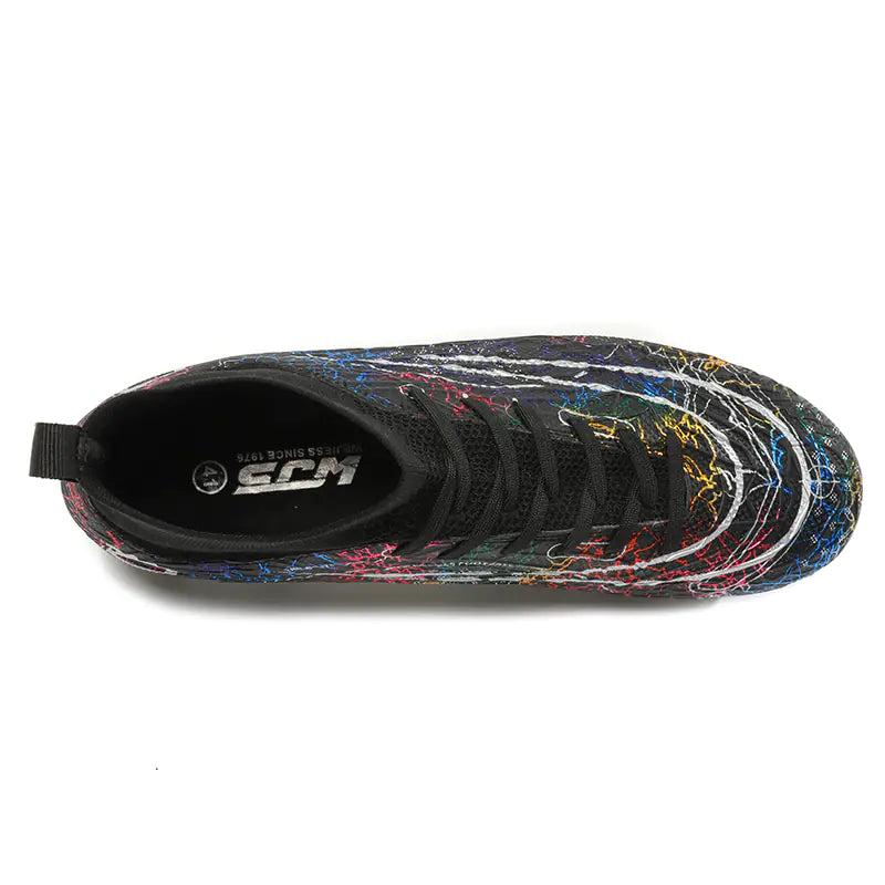 Men's Microfiber Soccer Shoes for Outdoor Training