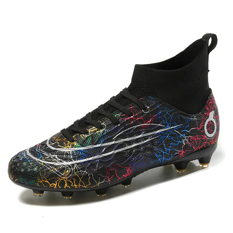 Men's Microfiber Soccer Shoes for Outdoor Training