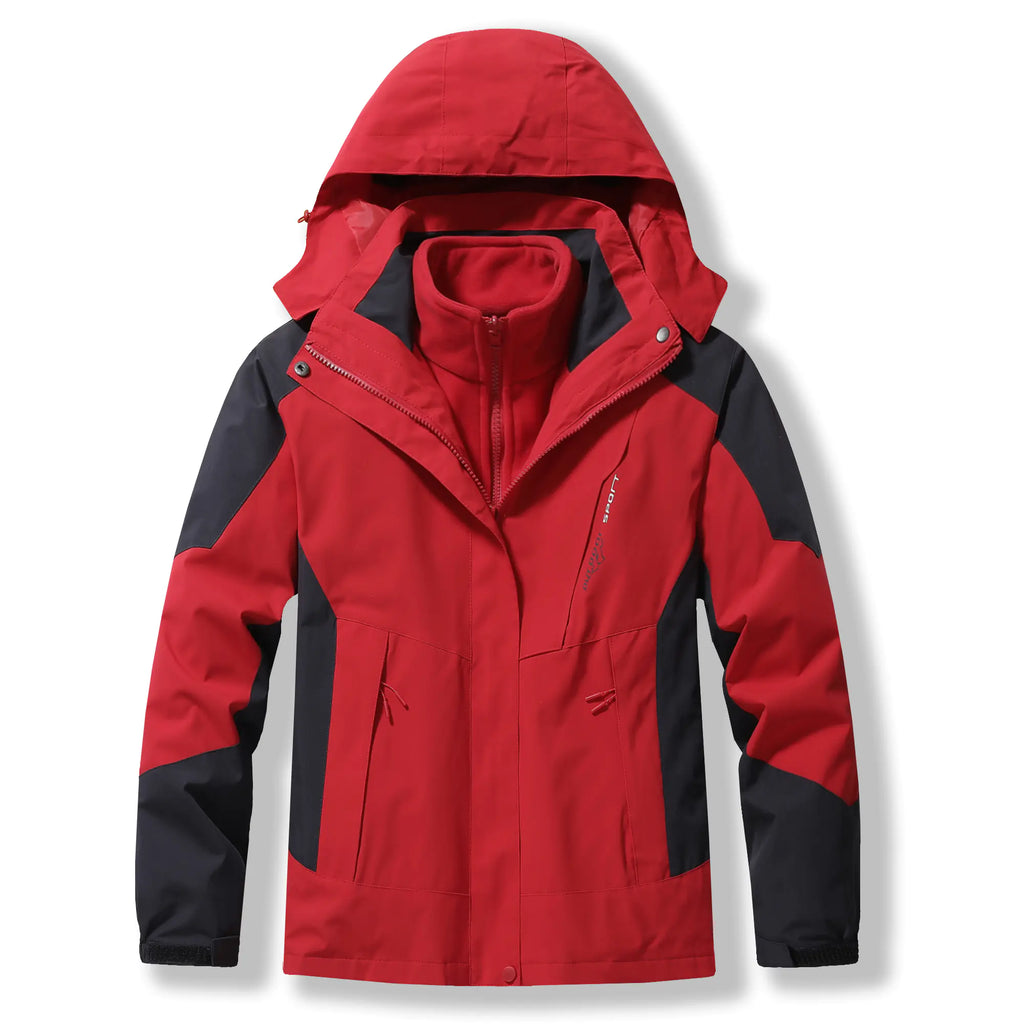 3-in-1 Waterproof Winter Jacket Set for Women