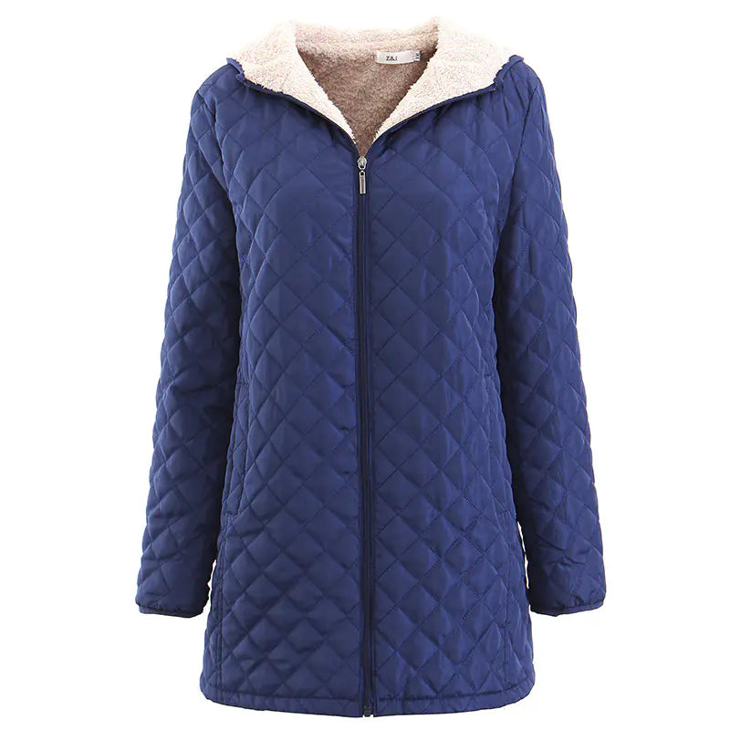 Lightweight Hooded Long Sleeve Cotton Jacket