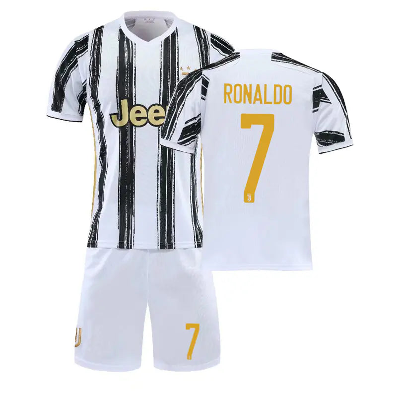2021 Juventus Home Gold Jersey with Socks, Ronaldo 7