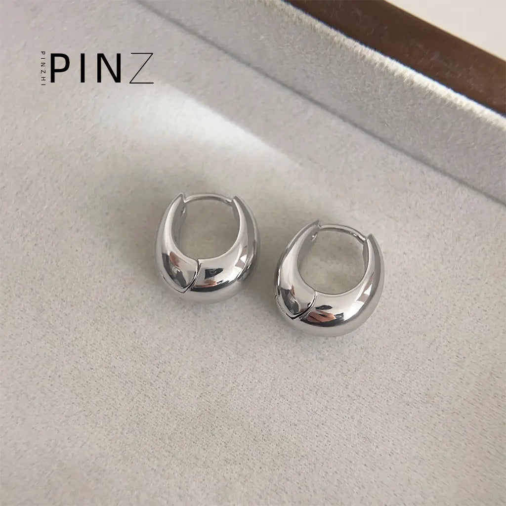 "Upgraded 18K Gold-Plated French Style Earrings"