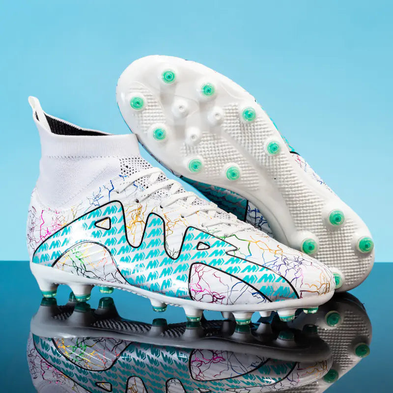 Men's Outdoor Soccer Shoes in Microfiber Material