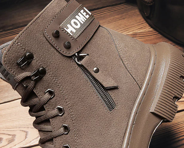 Martin High-Top Tooling Boots for Men - Retro Style