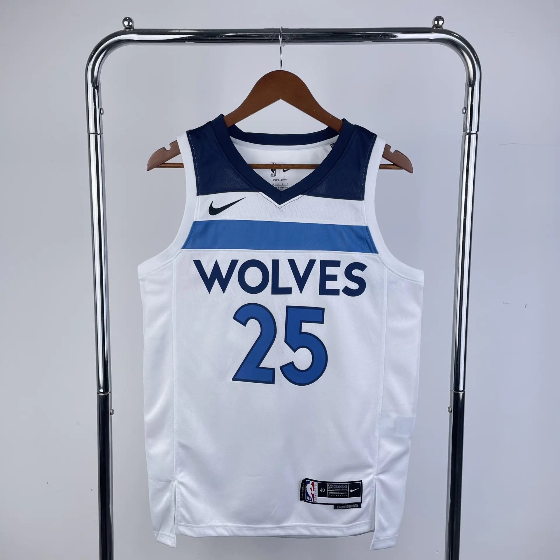 2023 Season Timberwolves Home White NBA Jerseys