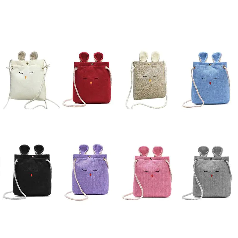 Women's Mini Canvas Shoulder Satchel Bag