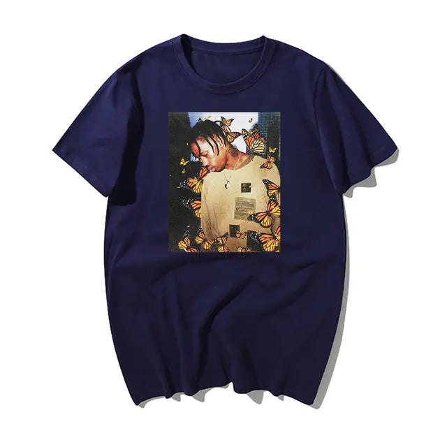 Custom Printed Short Sleeve Round Neck T-Shirt