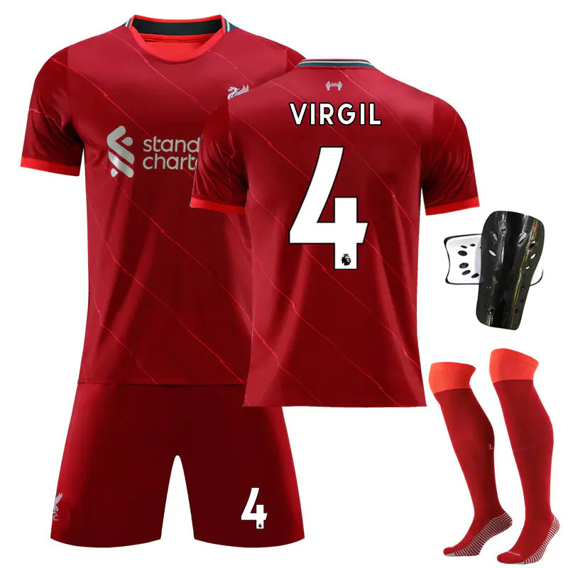 Soccer Jersey Set: Salah 11, Mane 10, Darwin 27