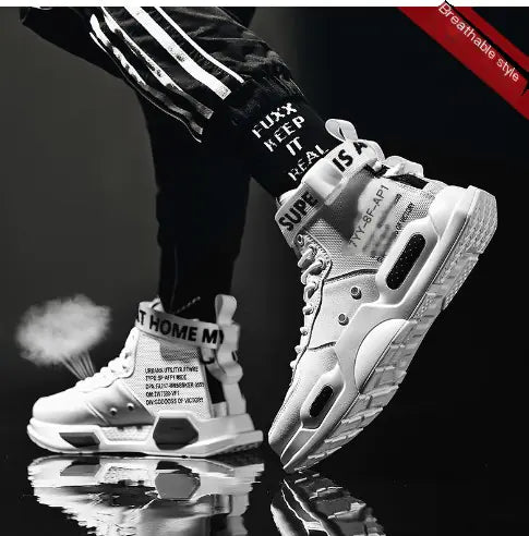 High-Top Canvas Sneakers for Men and Couples (Winter)