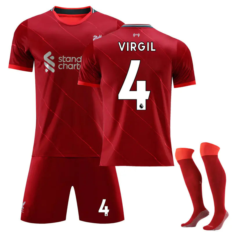 Soccer Jersey Set: Salah 11, Mane 10, Darwin 27