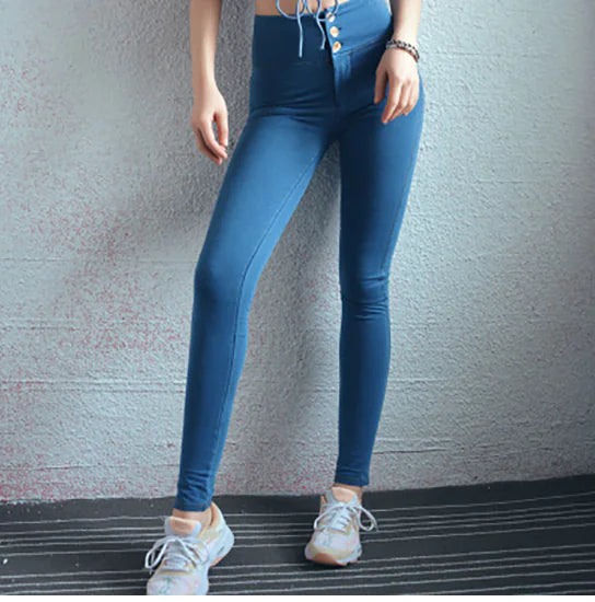 High-Waisted Peach Butt-Lifting Yoga Pants for Women