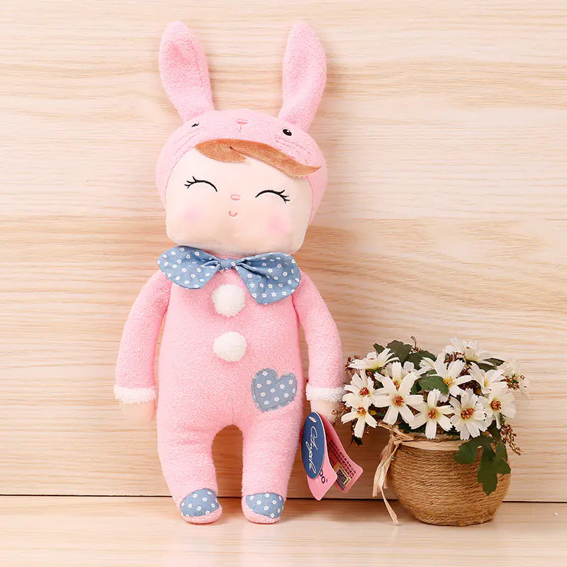 Custom Plush Toy Cute Dress-Up Doll with Cartoon Bag