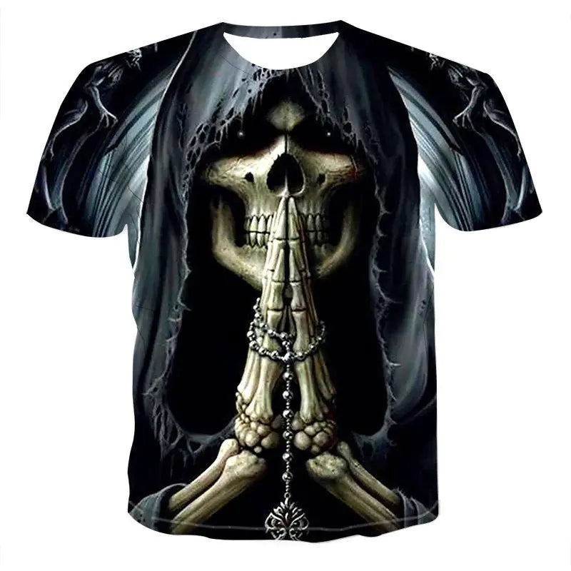 Digital Print 3D Short Sleeve T-Shirt